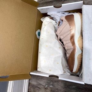Rose Gold Jordan 11 Low
